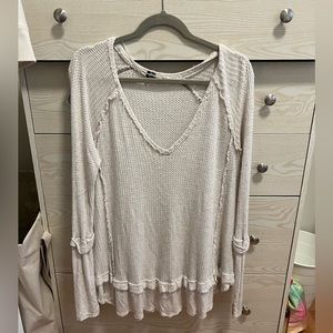 Free people cream tunic size small